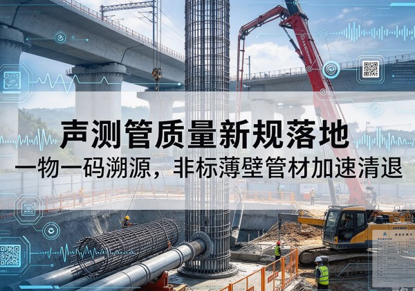 嵩县声测管质量新规落地，一物一码溯源，非标薄壁管材加速清退