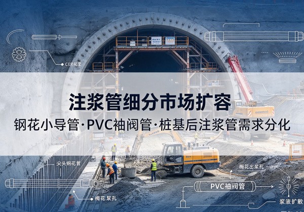 嵩县注浆管细分市场扩容，隧道钢花小导管、PVC 袖阀管、桩基后注浆管需求分化